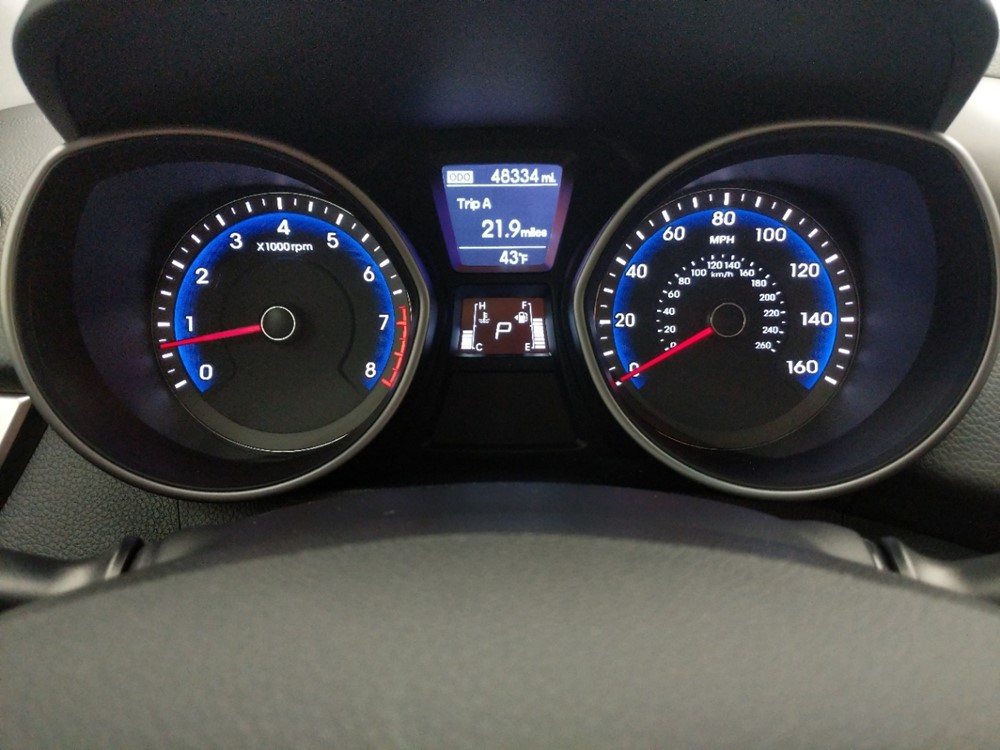 2017 Hyundai Elantra - Odometer Close Up