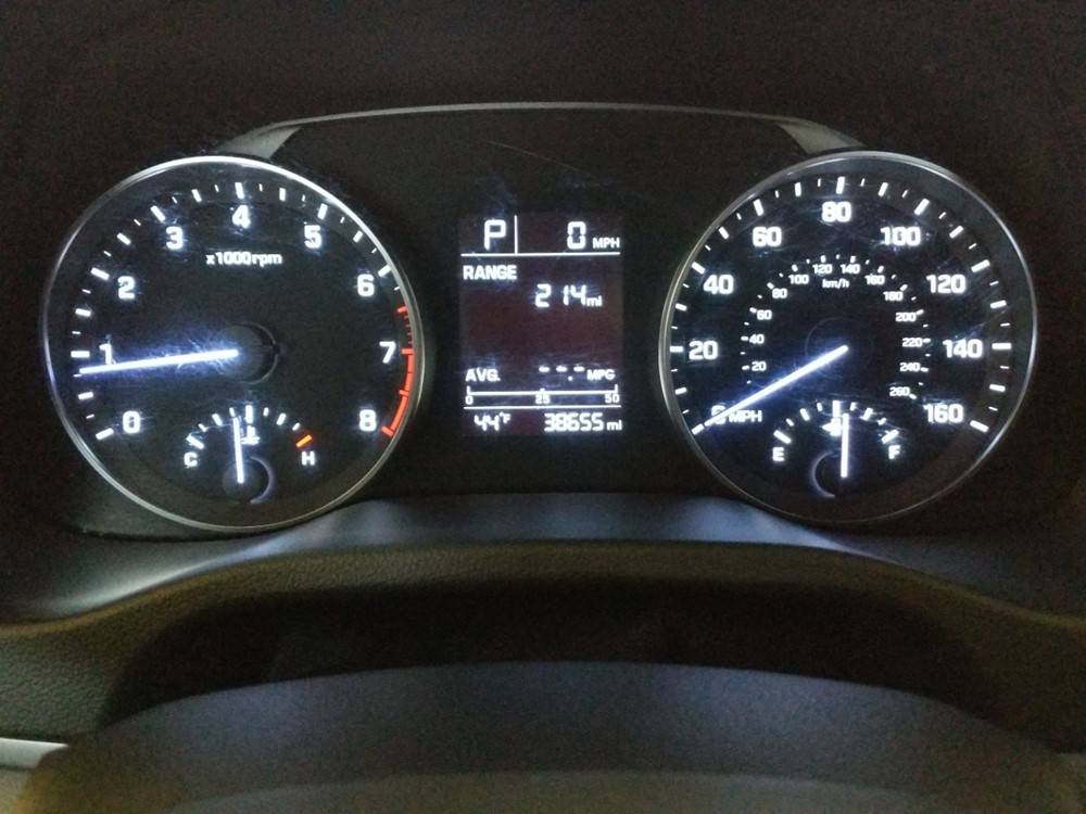 2017 Hyundai Elantra - Odometer Close Up