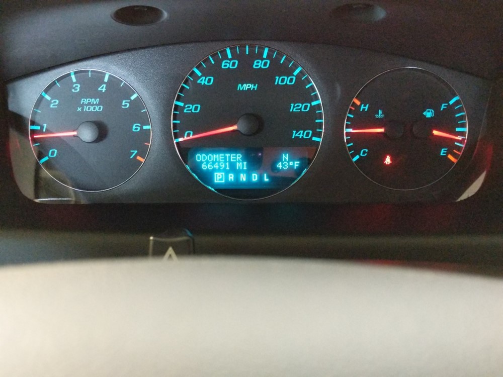 2014 Chevrolet Impala - Odometer Close Up