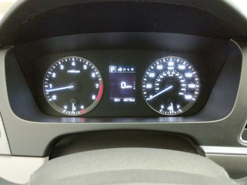 2017 Hyundai Sonata - Odometer Close Up