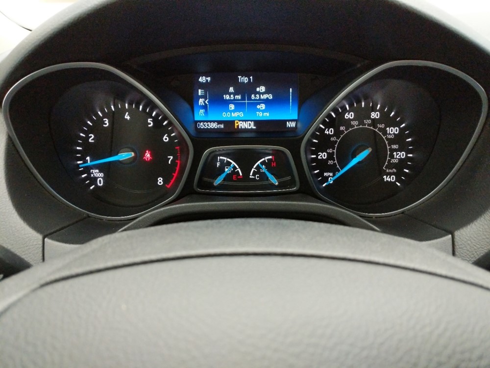2017 Ford Focus - Odometer Close Up