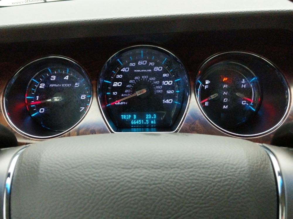 2011 Ford Taurus - Odometer Close Up