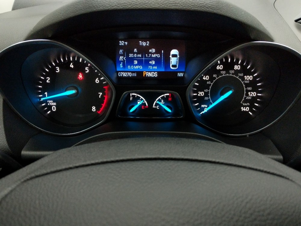 2017 Ford Escape - Odometer Close Up