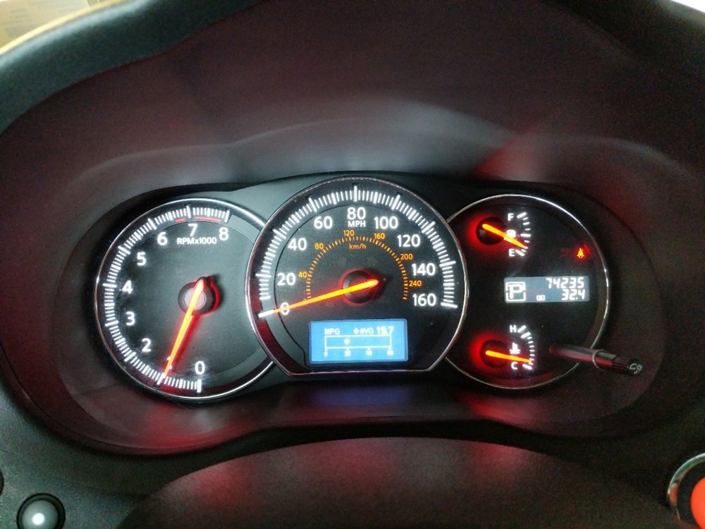 2014 Nissan Maxima - Odometer Close Up