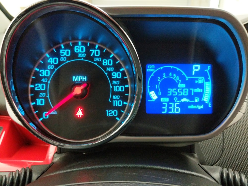 2015 Chevrolet Spark - Odometer Close Up