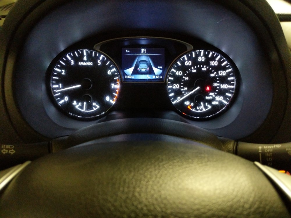2017 Nissan Altima - Odometer Close Up