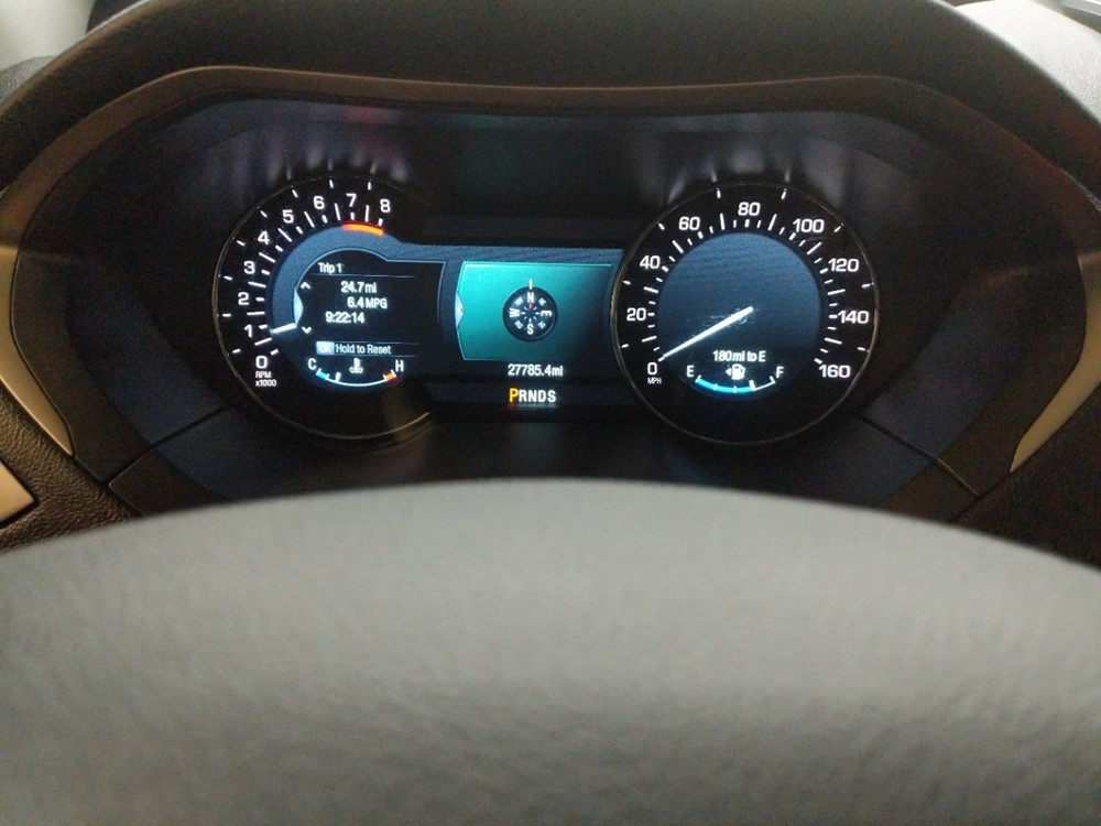 2016 Lincoln MKZ - Odometer Close Up