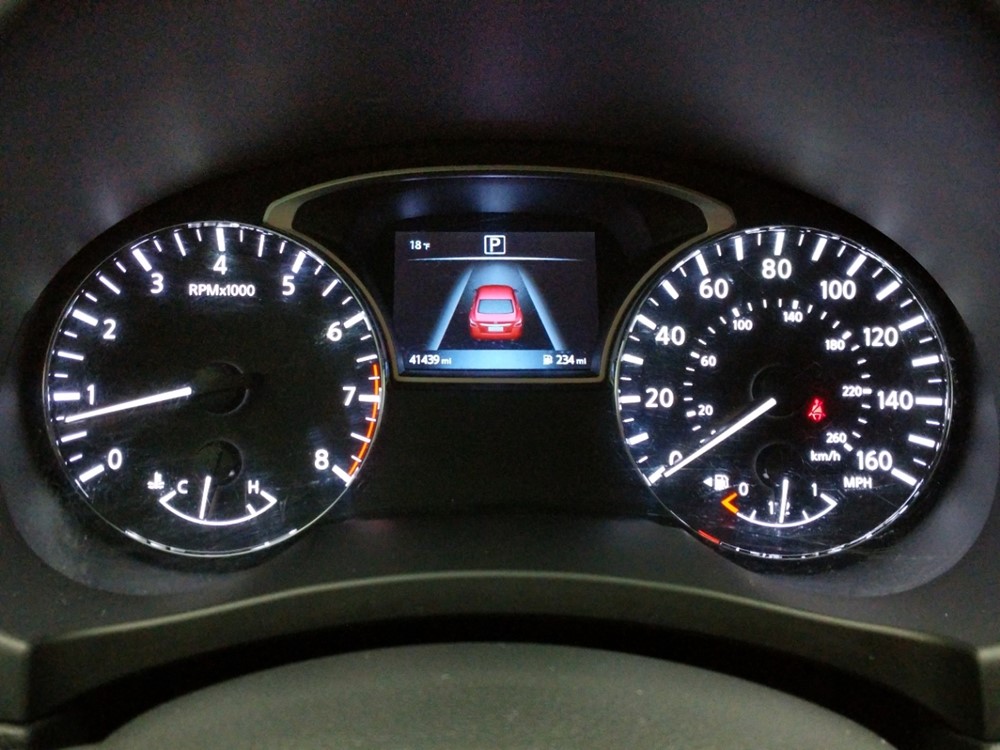 2017 Nissan Altima - Odometer Close Up