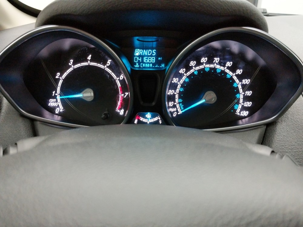 2017 Ford Fiesta - Odometer Close Up