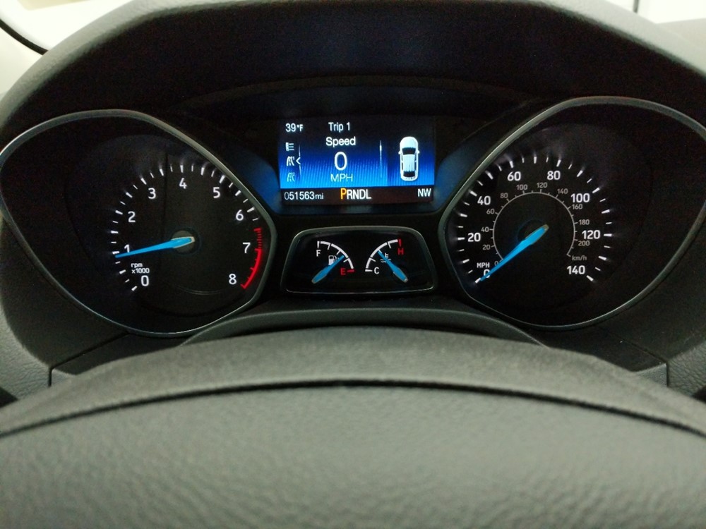 2017 Ford Focus - Odometer Close Up