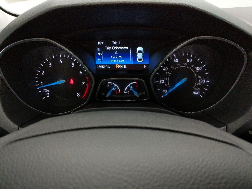 2017 Ford Focus - Odometer Close Up