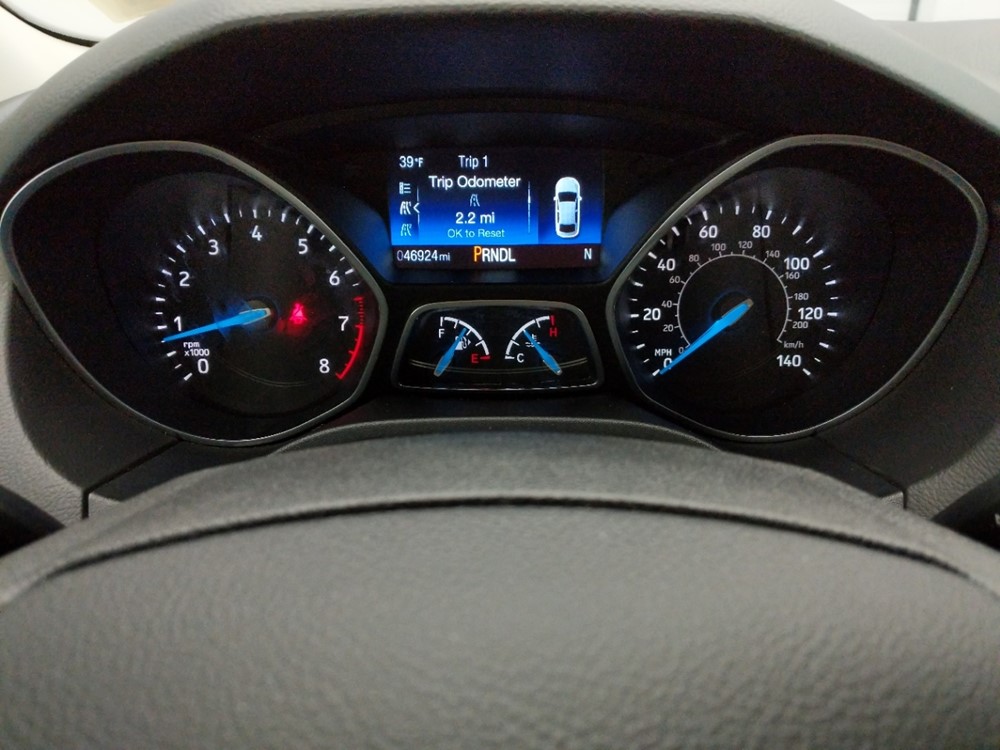 2017 Ford Focus - Odometer Close Up