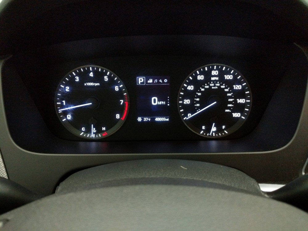 2017 Hyundai Sonata - Odometer Close Up