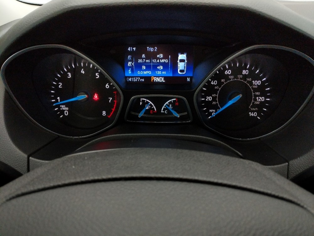 2017 Ford Focus - Odometer Close Up
