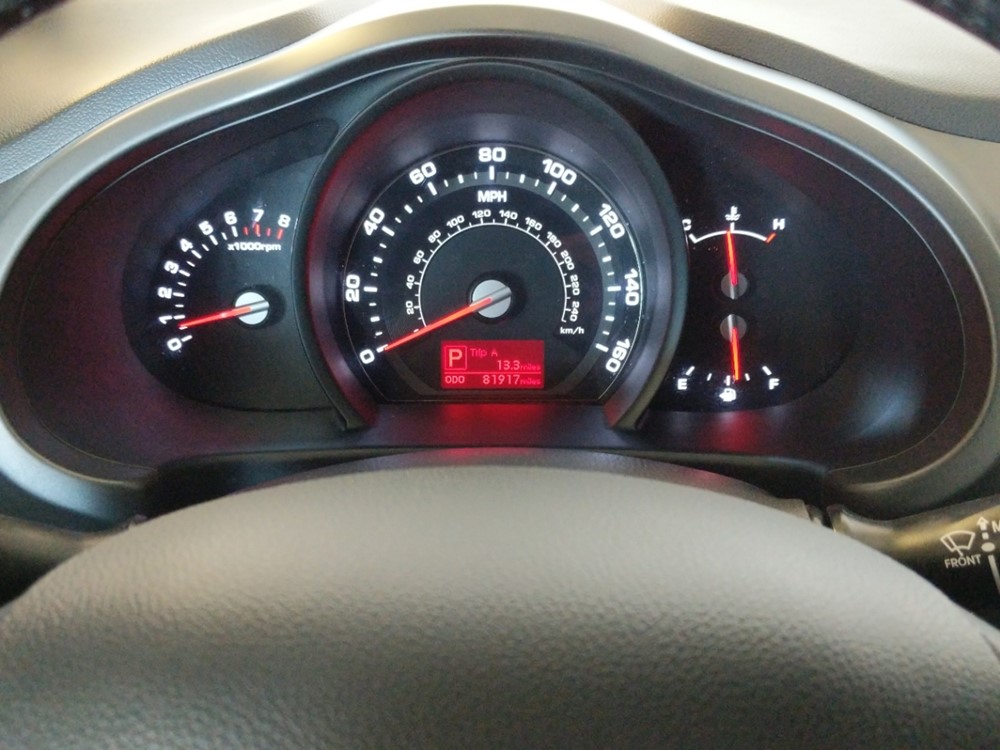 2013 Kia Sportage - Odometer Close Up
