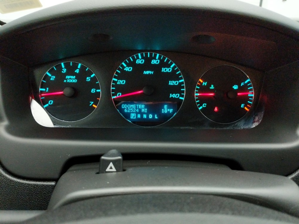 2016 Chevrolet Impala - Odometer Close Up