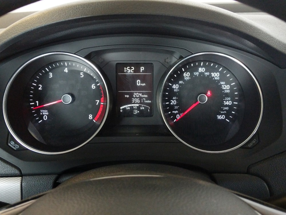 2017 Volkswagen Jetta - Odometer Close Up