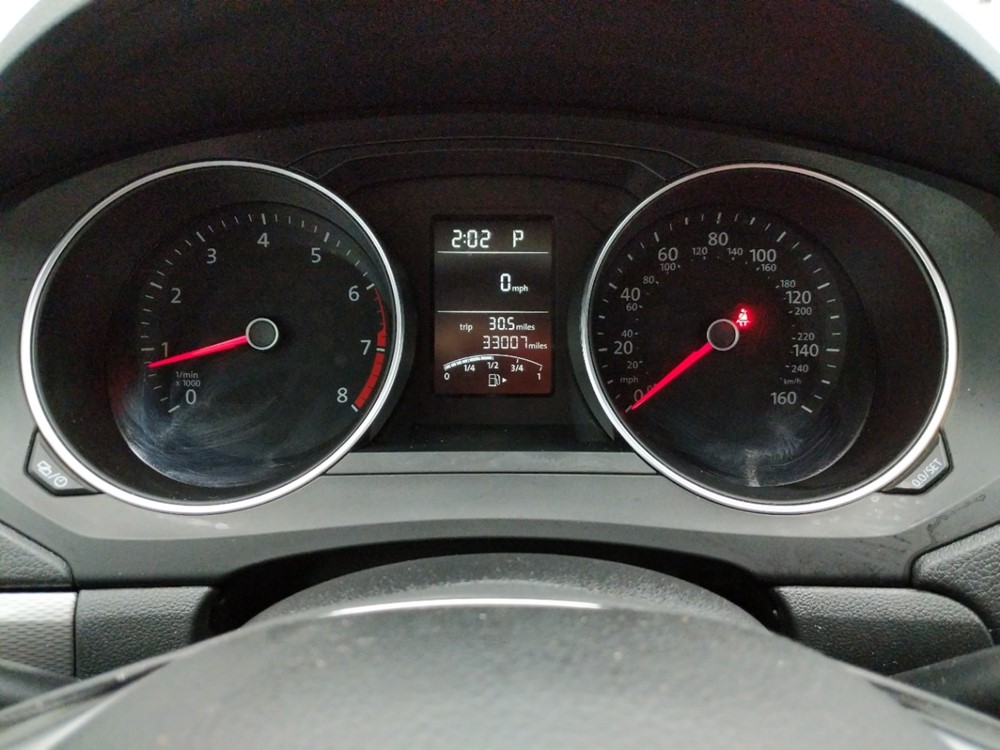 2017 Volkswagen Jetta - Odometer Close Up