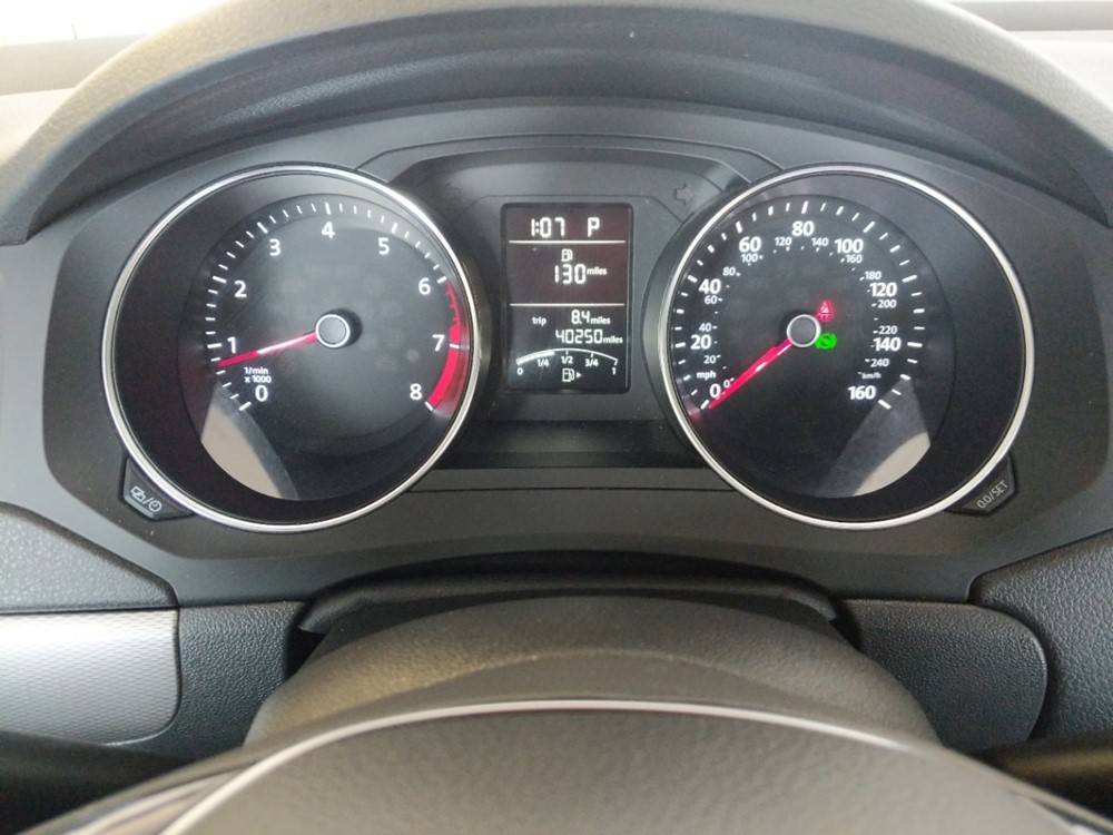 2017 Volkswagen Jetta - Odometer Close Up
