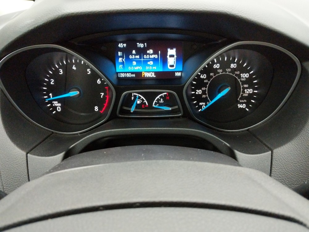2017 Ford Focus - Odometer Close Up