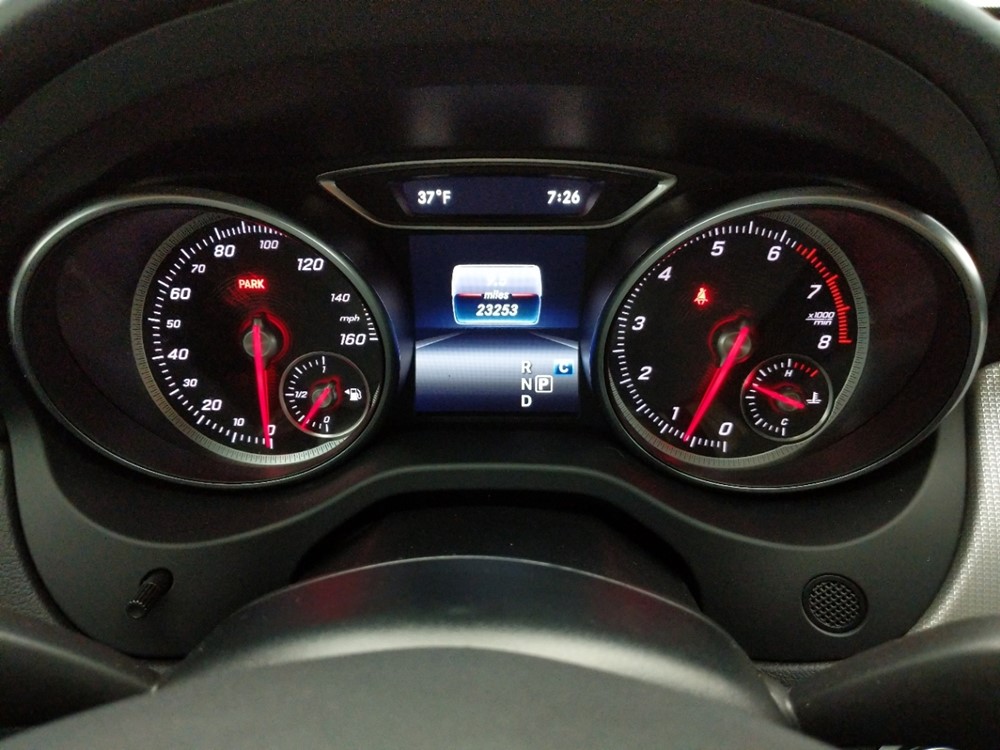 2018 Mercedes-Benz CLA250 - Odometer Close Up