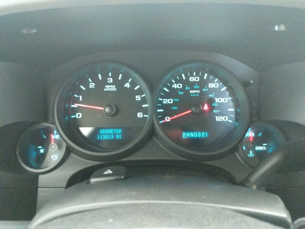 2011 GMC Sierra 1500 - Odometer Close Up