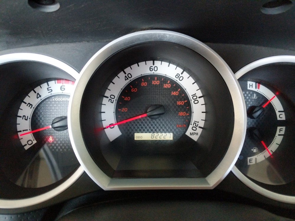 2012 Toyota Tacoma - Odometer Close Up