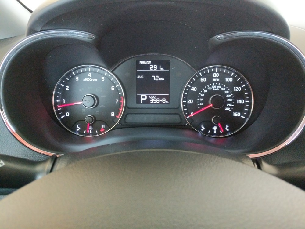 2016 Kia Forte - Odometer Close Up