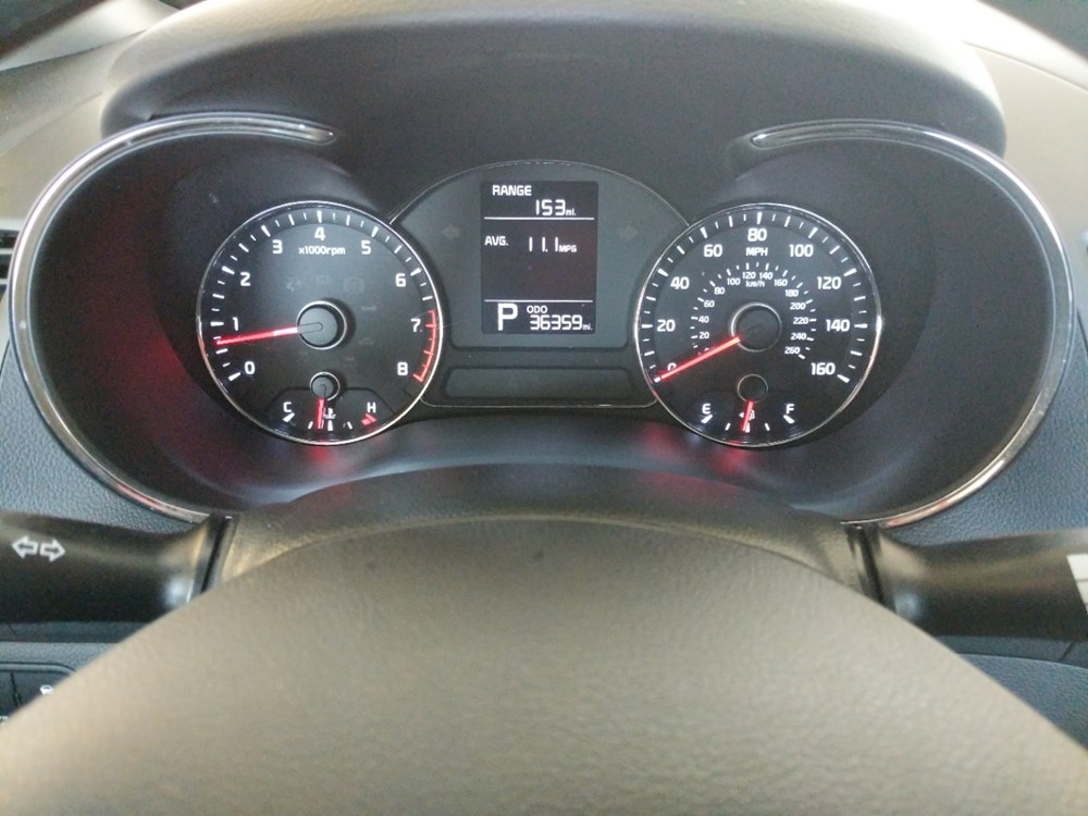 2016 Kia Forte - Odometer Close Up