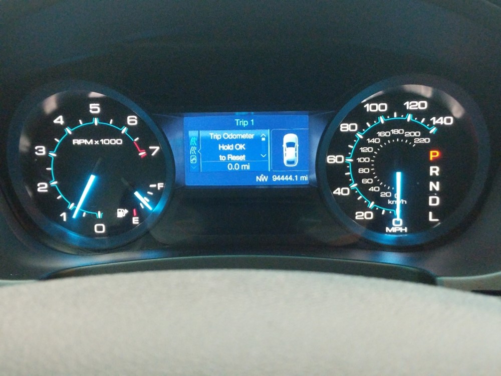 2013 Ford Explorer - Odometer Close Up