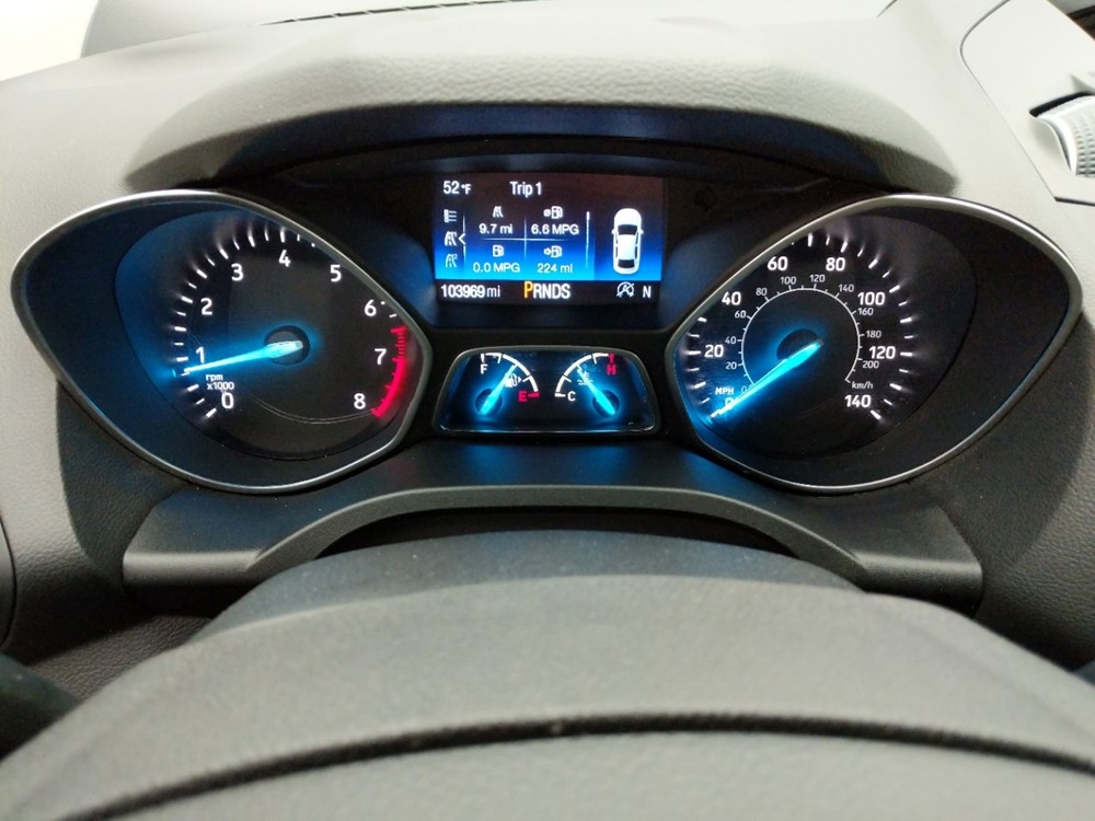 2017 Ford Escape - Odometer Close Up