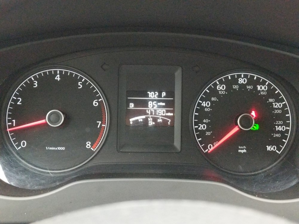 2014 Volkswagen Jetta - Odometer Close Up