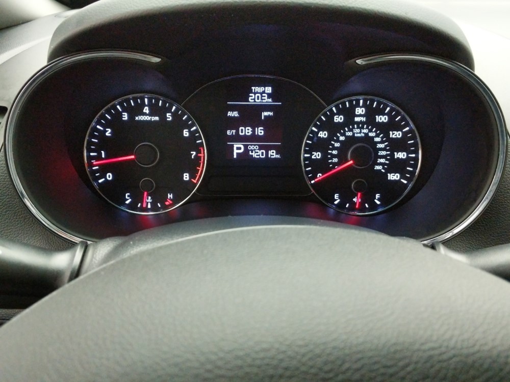 2016 Kia Forte - Odometer Close Up