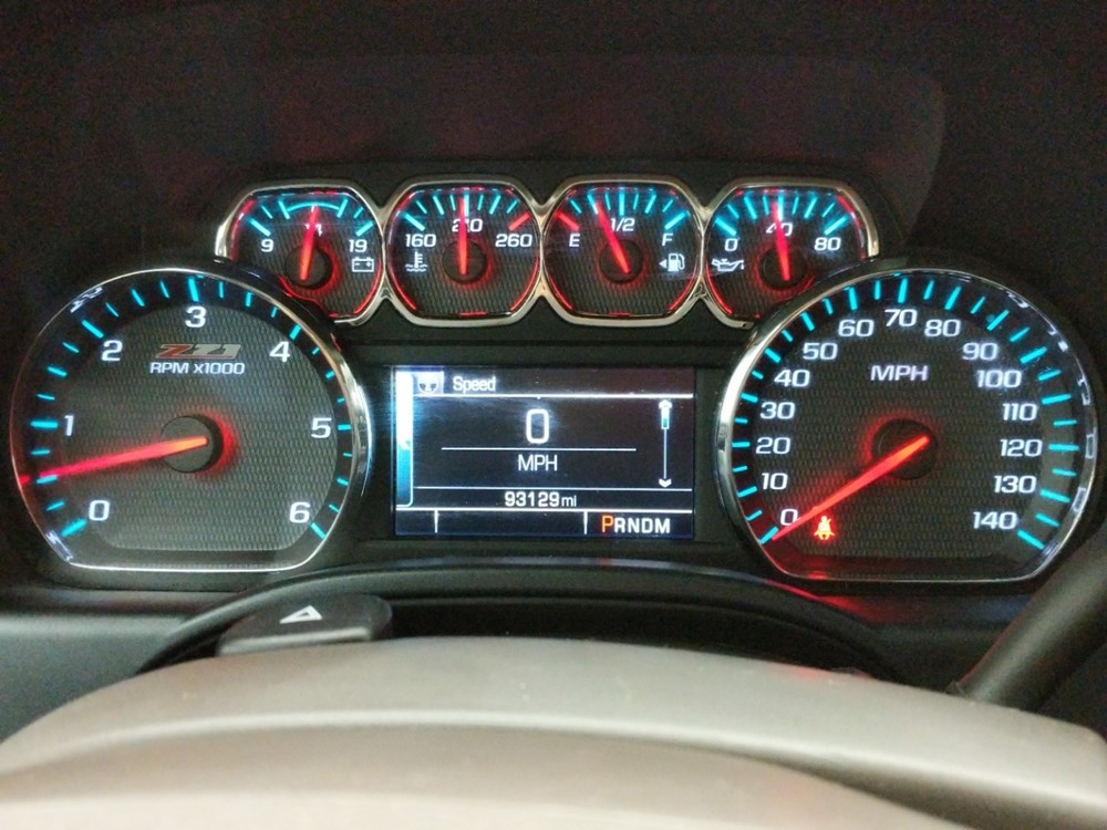 2014 Chevrolet Silverado 1500 - Odometer Close Up