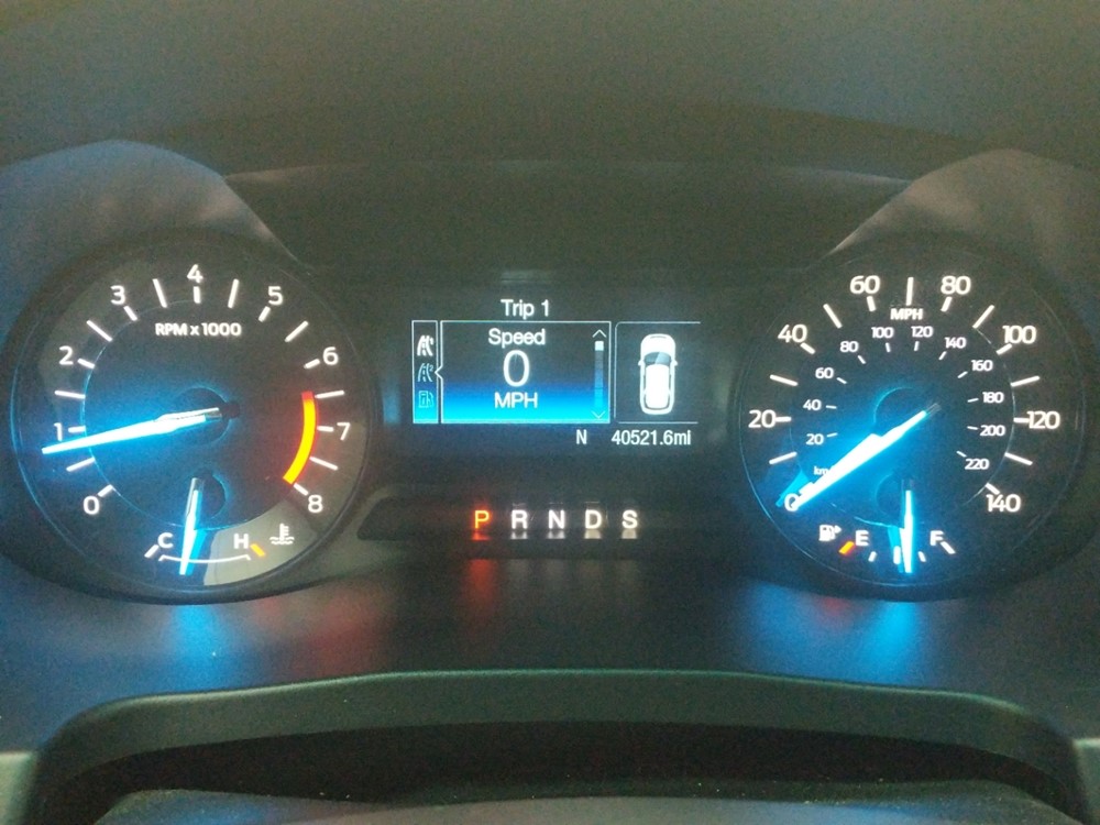 2016 Ford Explorer - Odometer Close Up