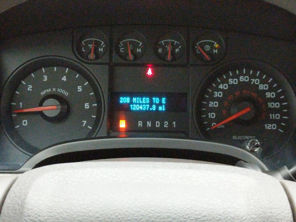 2009 Ford F-150 - Odometer Close Up