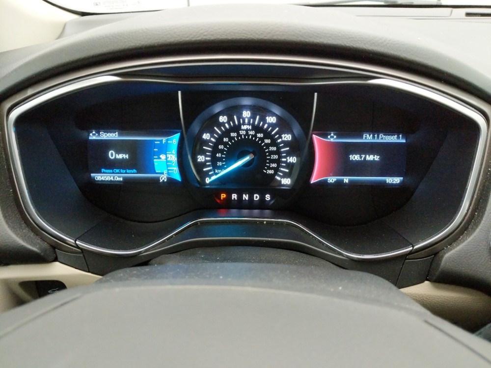 2017 Ford Fusion - Odometer Close Up