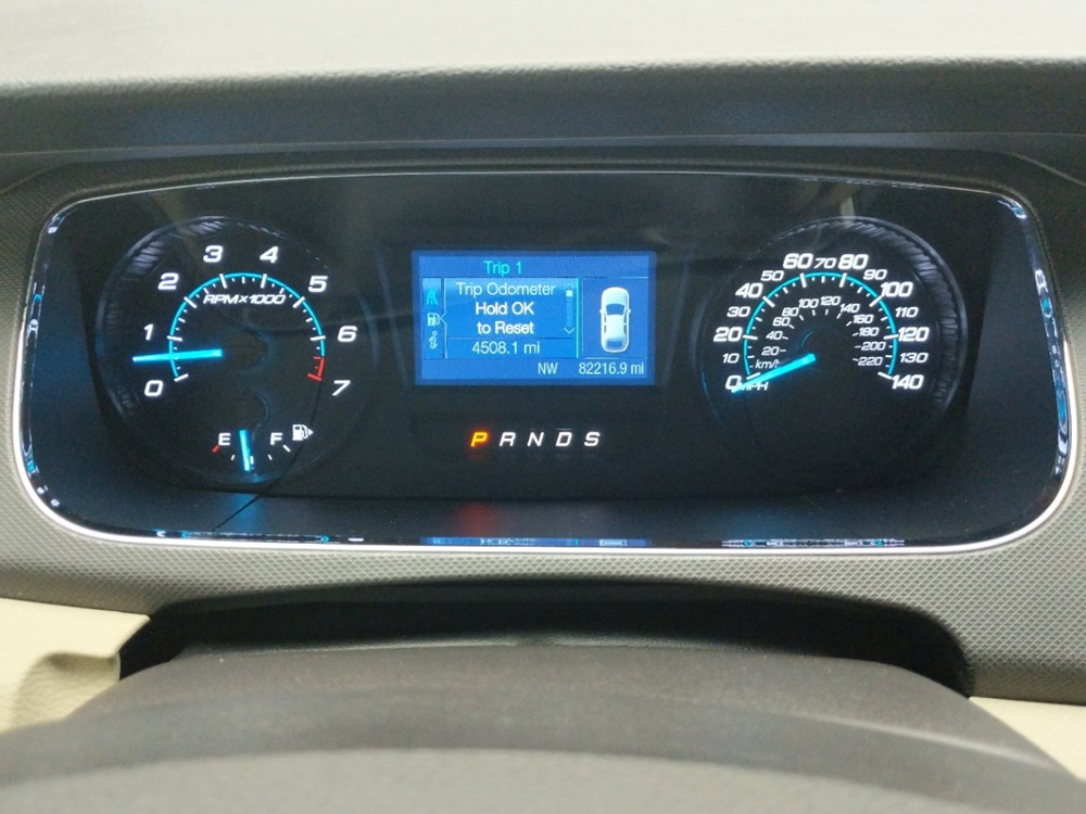 2015 Ford Taurus - Odometer Close Up