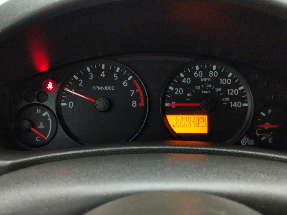 2016 Nissan Frontier - Odometer Close Up