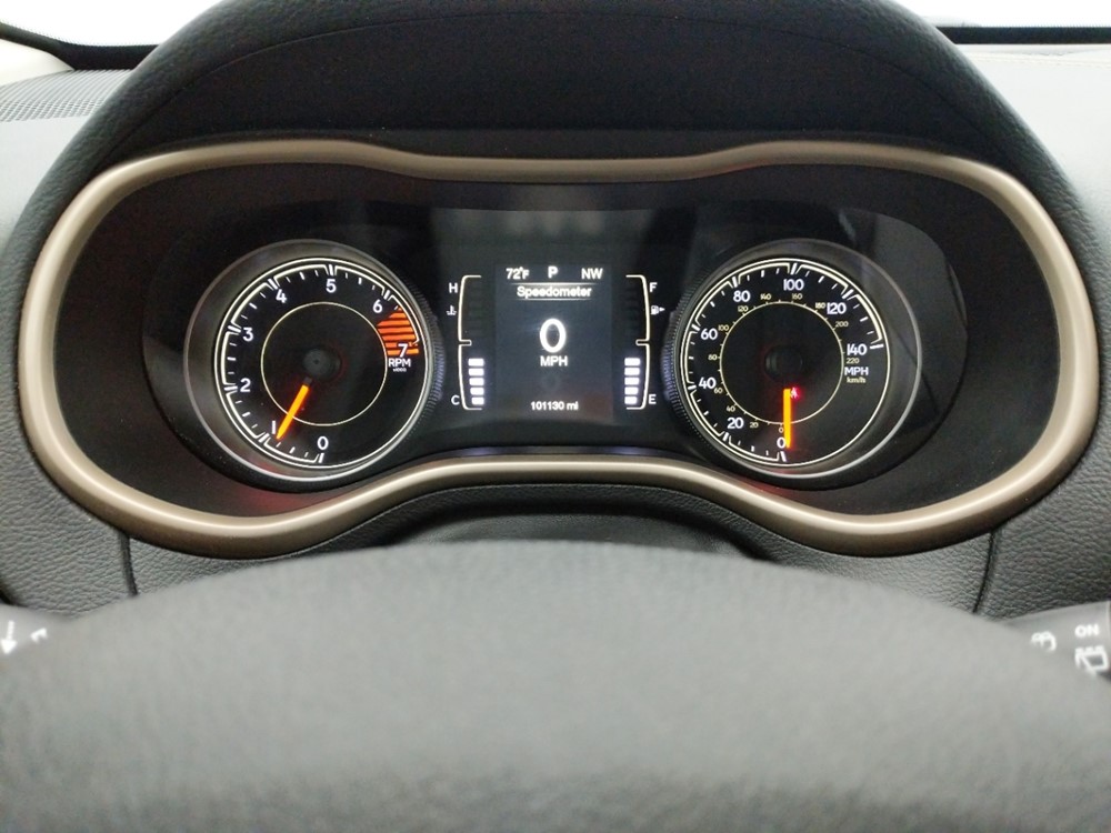 2016 Jeep Cherokee - Odometer Close Up