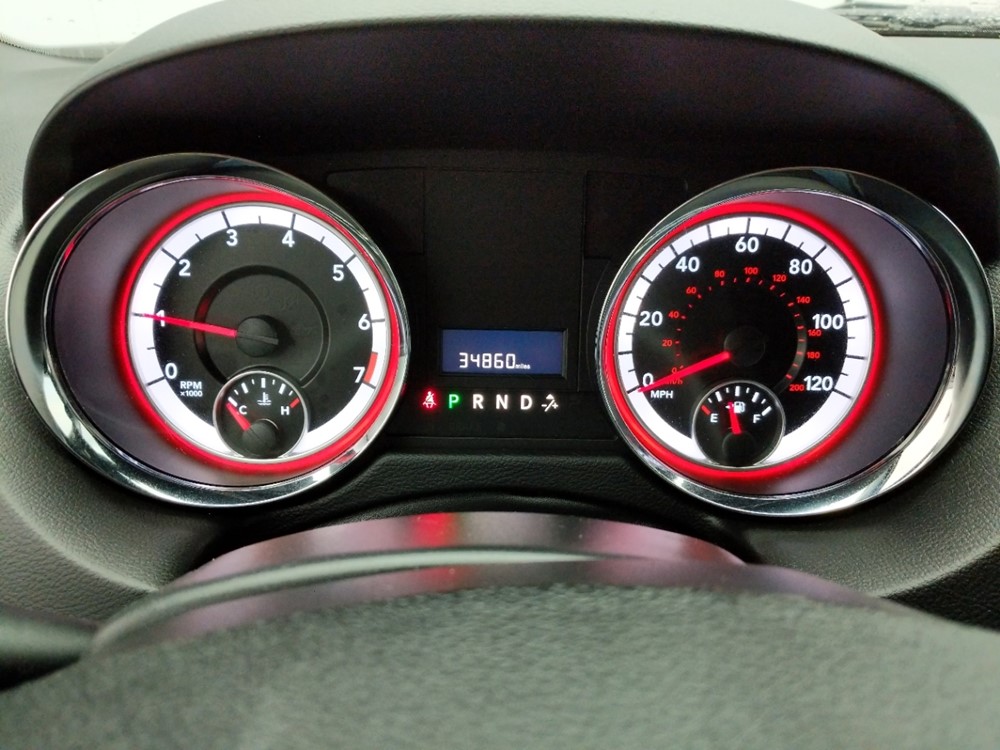 2018 Dodge Grand Caravan - Odometer Close Up