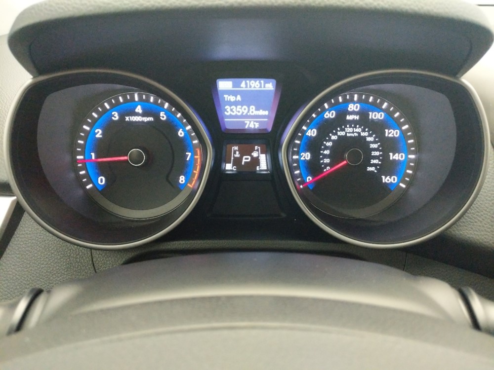 2017 Hyundai Elantra - Odometer Close Up