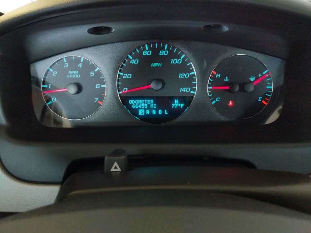 2013 Chevrolet Impala - Odometer Close Up