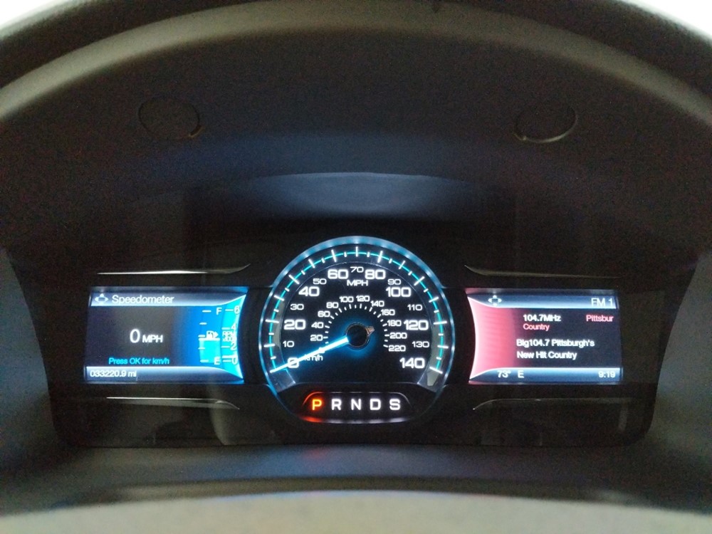2016 Ford Flex - Odometer Close Up