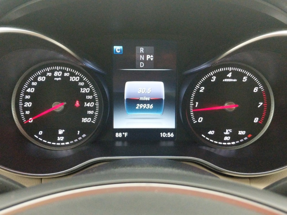 2016 Mercedes-Benz C300 - Odometer Close Up