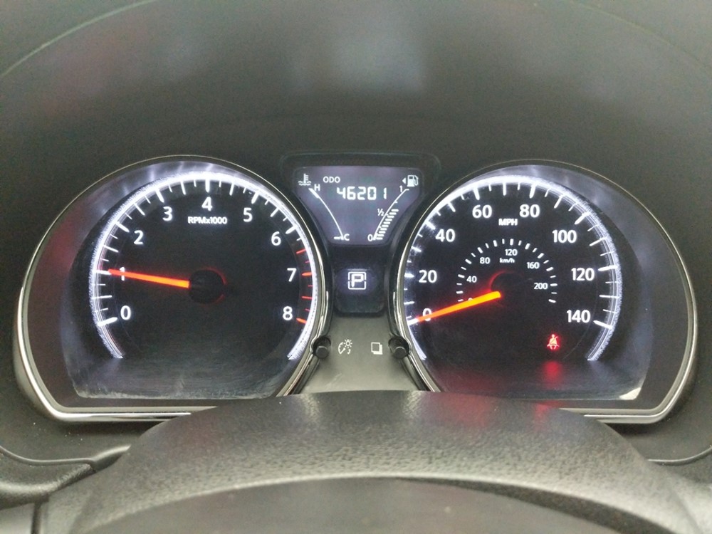 2017 Nissan Versa - Odometer Close Up
