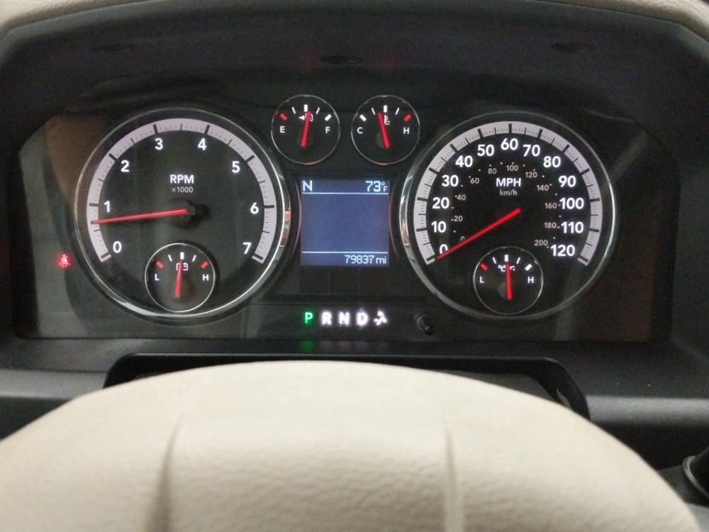 2010 Dodge Ram 1500 - Odometer Close Up