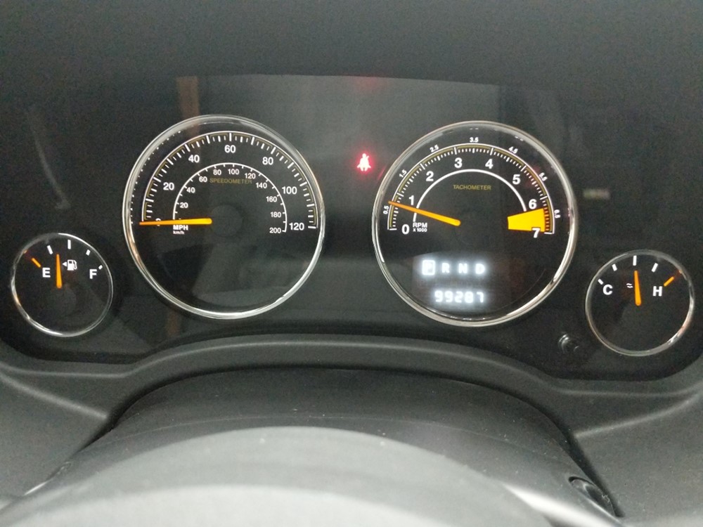 2017 Jeep Compass - Odometer Close Up