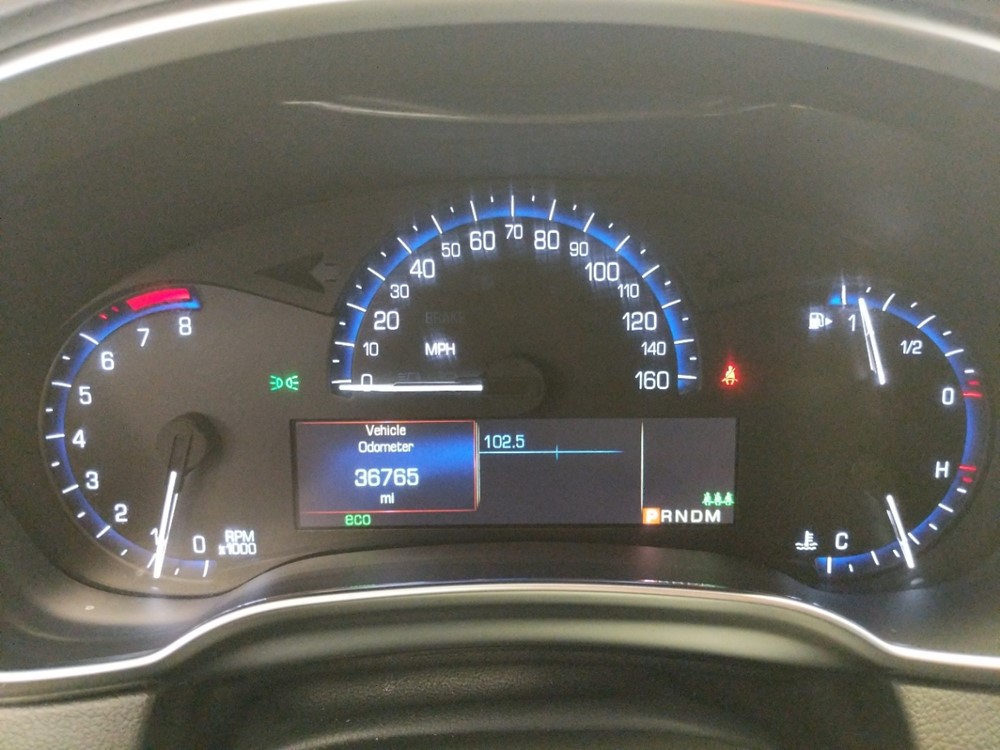 2015 Cadillac SRX - Odometer Close Up