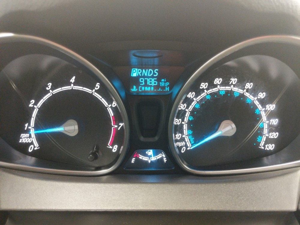 2017 Ford Fiesta - Odometer Close Up